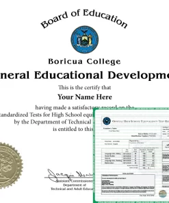 GED DIPLOMA & TRANSCRIPTS